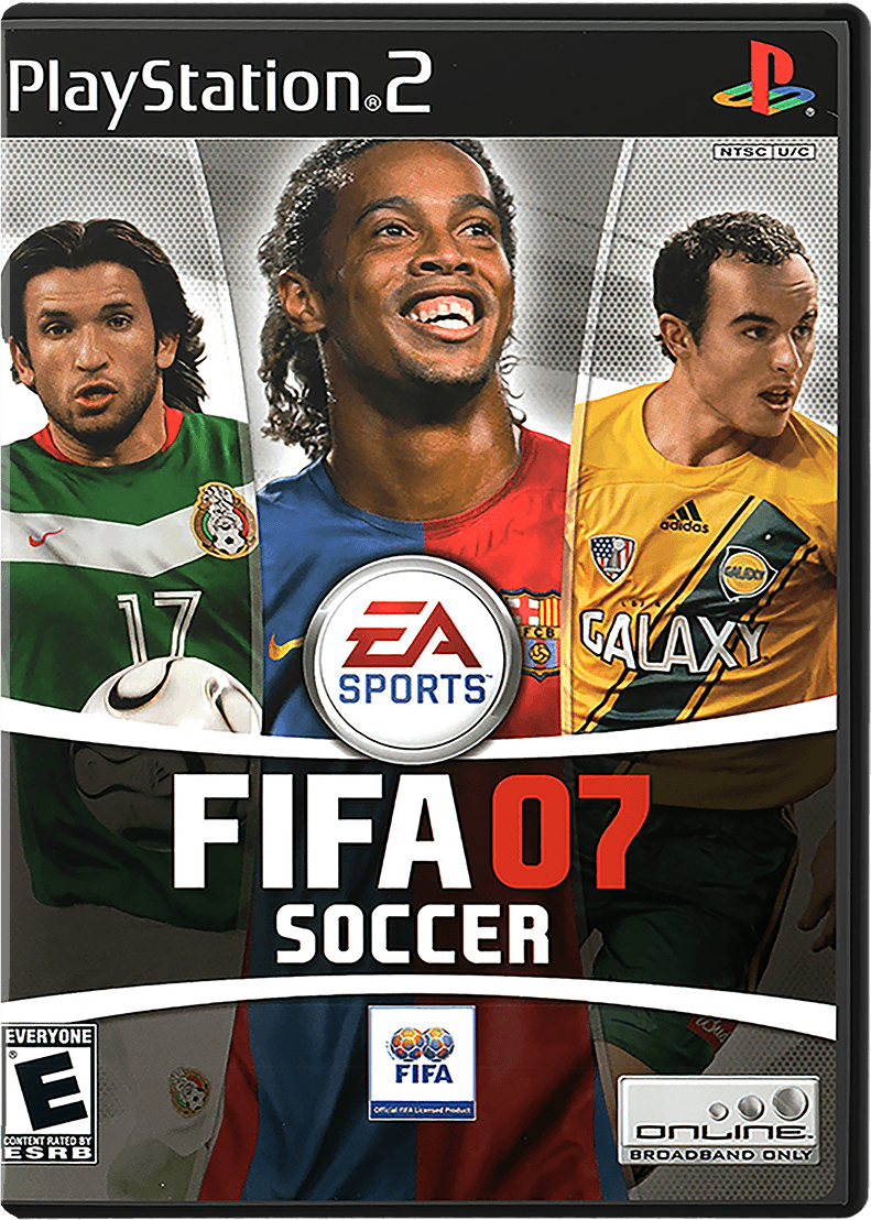 FIFA 07 box art for Playstation 2